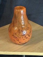 Art Déco - Vase miniature - Verre soufflé marmoréen - Fin des années 1930