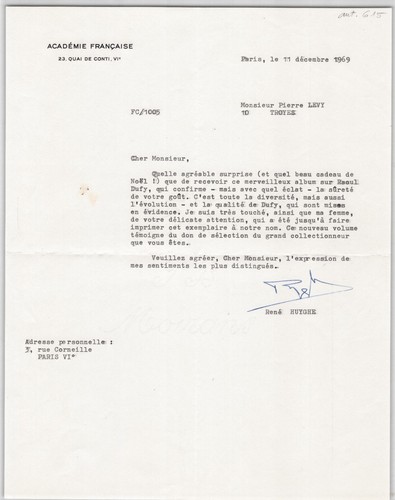 René huyghe à pierre - huyghe,