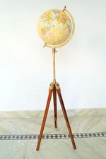 Ancien pied trépied globe de