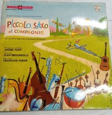 LIVRE-DISQUE 33 TOURS DE 1957, PICCOLO, SAXO ET COMPAGNIE, No.E1R 0022