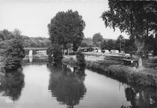 BELGIUM WANLIN LE CAMPING ET LE PONT DU CHEMIN DE FER