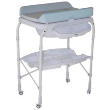 Aziamor Pratik Table À Langer Et Baignoire 2 En 1 Couleur BLEU