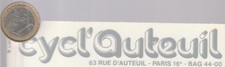 Sport. Vélo. CYCL AUTEUIL à