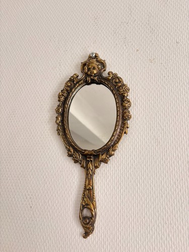 Miroir main rococo rocaille - miroir,