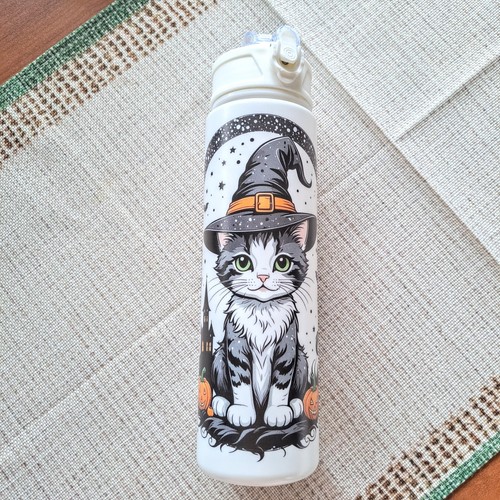 Gourde 750ml imprimé chat - gourde,