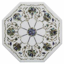 12 " Marbre Côté Fin Table