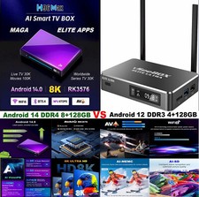 2025 AI Android 14 H96 Max M9⚡Octacore 8/128G 8K AV1 vs os12 vSeeBox Elite Ultra