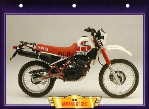 Fiche moto yamaha xt 350 - :,