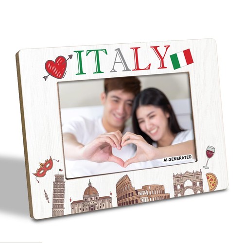 Italy picture frame wedding - italy,