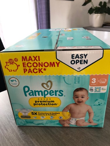 108 couches pampers premium