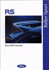 Ford Escort RS Cosworth Sales Brochure - 5 sides inc full specs