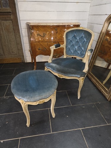 Fauteuil cabriolet style - fauteuil,