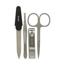Zenner Kit de Manucure – Ensemble de 4 Outils avec Ciseaux, Coupe-Ongles, Pin...