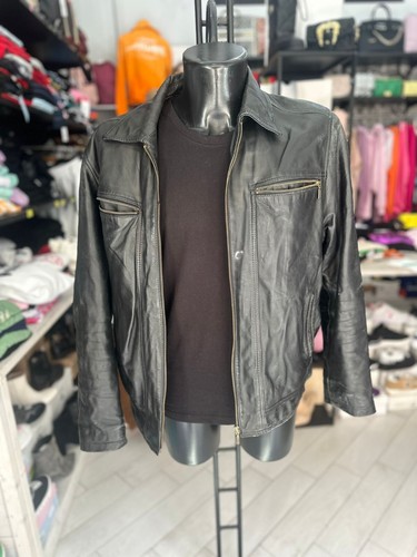 Extenso veste véritable - véritable, cuir