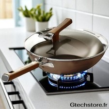 Wok, poêle, titane
