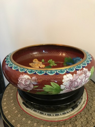 Cloisonne coupe bol vase - vase, pot