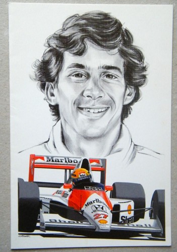 Hommage ayrton senna - senna,