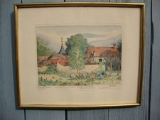 eau forte original BARBIZON