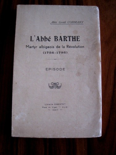 Abbé barthe martyr - barthe,