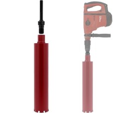 Couronne diamant Ø 89 mm avec adaptateur pour perceuse et perforateur SDS-max