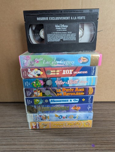 Lot cassettes vhs disney - de,