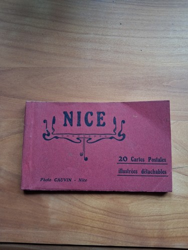 Ancien carnet cartes - de,
