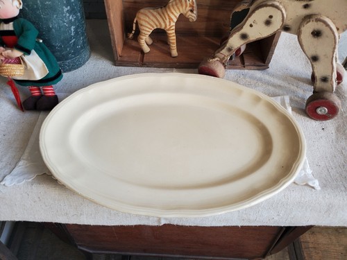 Plat sarreguemines crème - ?,