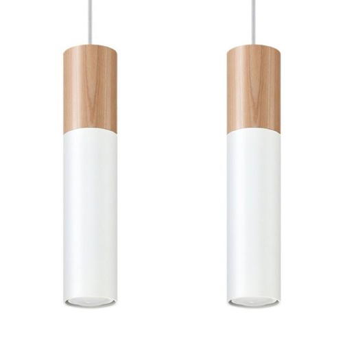 Suspension acier bois - suspension,