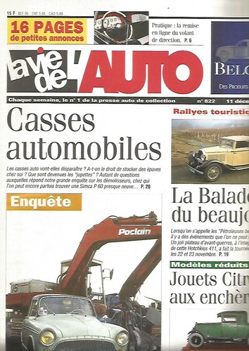 Vie auto n - vie, n°822