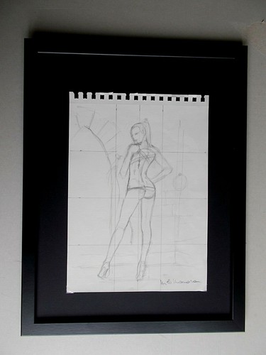 Milo manara dessin original - milo,