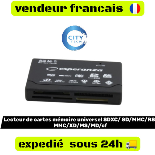 Lecteur cartes mémoire - de,
