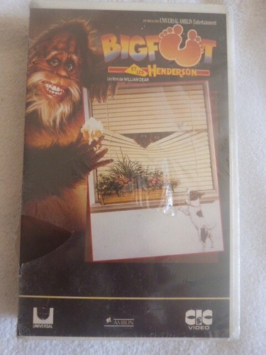 Cassette vidéo vhs - vidéo, bigfoot