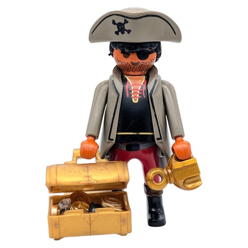 Playmobil pirate gris avec