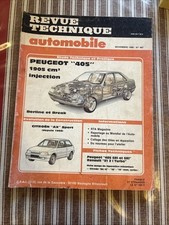 Revue technique Peugeot 405