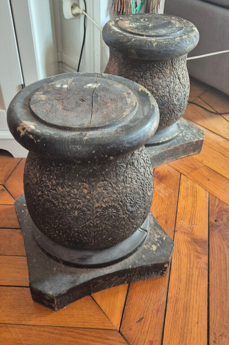 Petites colonnes bois - petites, en