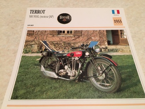 Carte moto terrot 500 - carte,