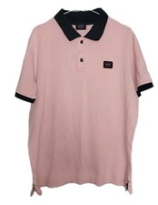 Paul & Shark Yachting Men's Pink Polo T Shirt Top | Size XL Navy Trim