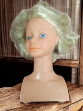 Ancienne tête à coiffer et maquiller vintage jouet rétro pour collectionneurs