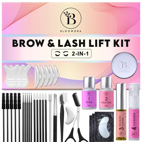 Kit rehaussement cils brow - de, cils,