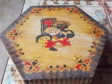 Boîte en bois décor naïf