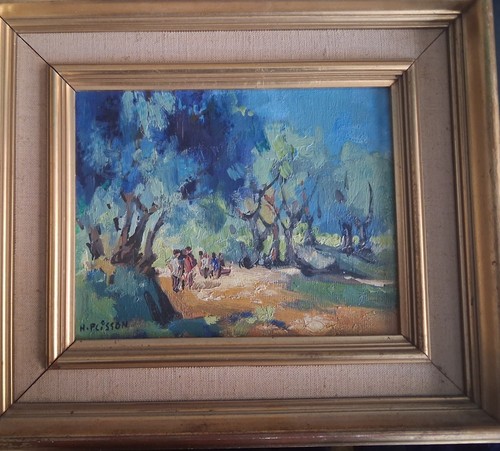 Tableau peinture huile sur - peinture, a