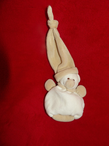 Doudou peluche ours grelot - peluche,