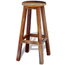 Tabouret de Bar en Bois Massif