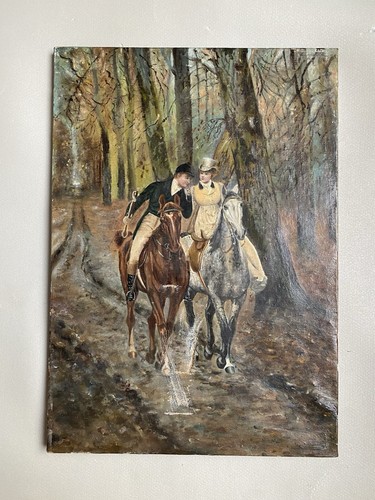 Cavaliers homme femme cheval - cavaliers,