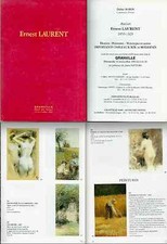 catalogue de vente mars 1993,  atelier Ernest Laurent dessins peintures