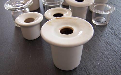 Ancier encrier porcelaine - ancier,