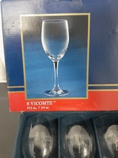 6 verre à Vin cristal
