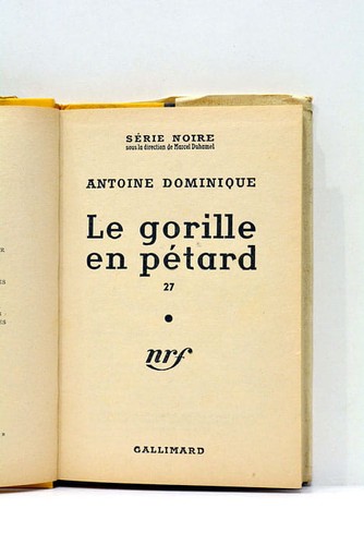 Gorille pétard antoine - le, en