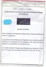  REF PA 150075 BAG OF 9 MAGNETS 2.5CM/5CM PLUS STEEL PLATE