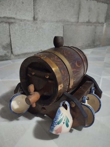 Barrique bois avec robinet - avec,